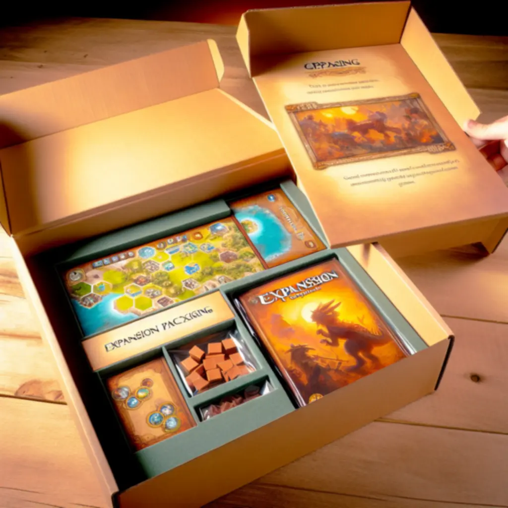 Unboxing view of expansion packaging