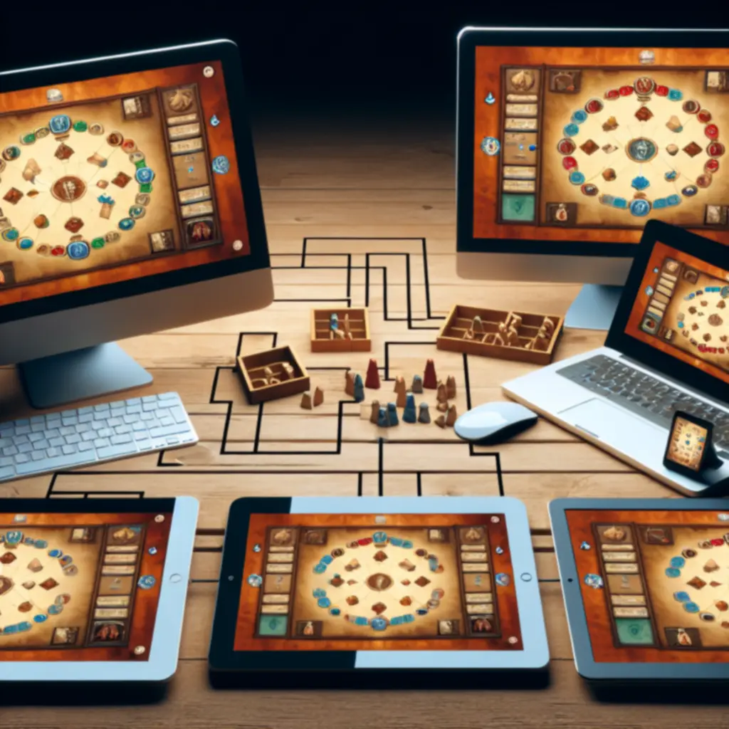 Devices showing Concordia gameplay