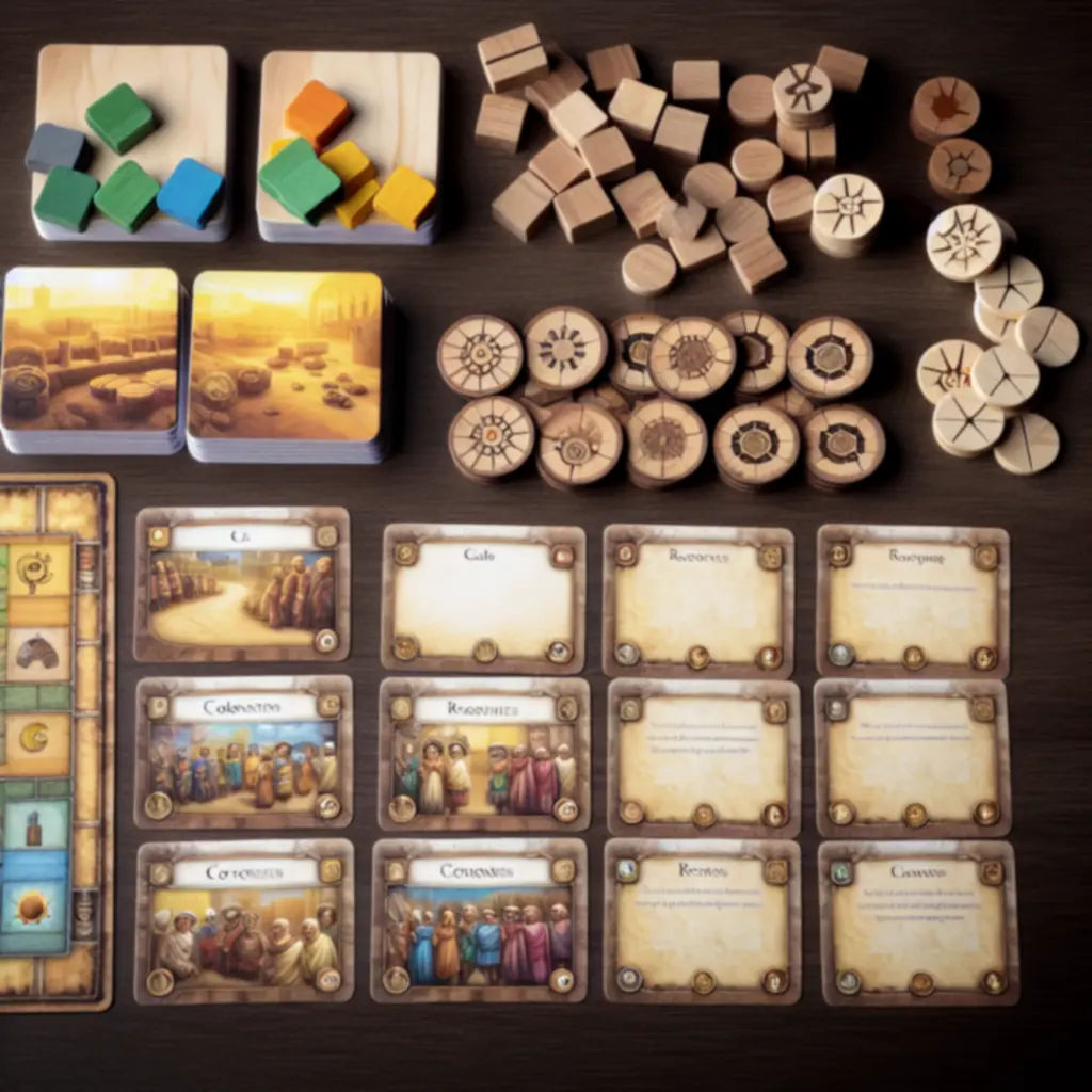 Komponenty gry Concordia