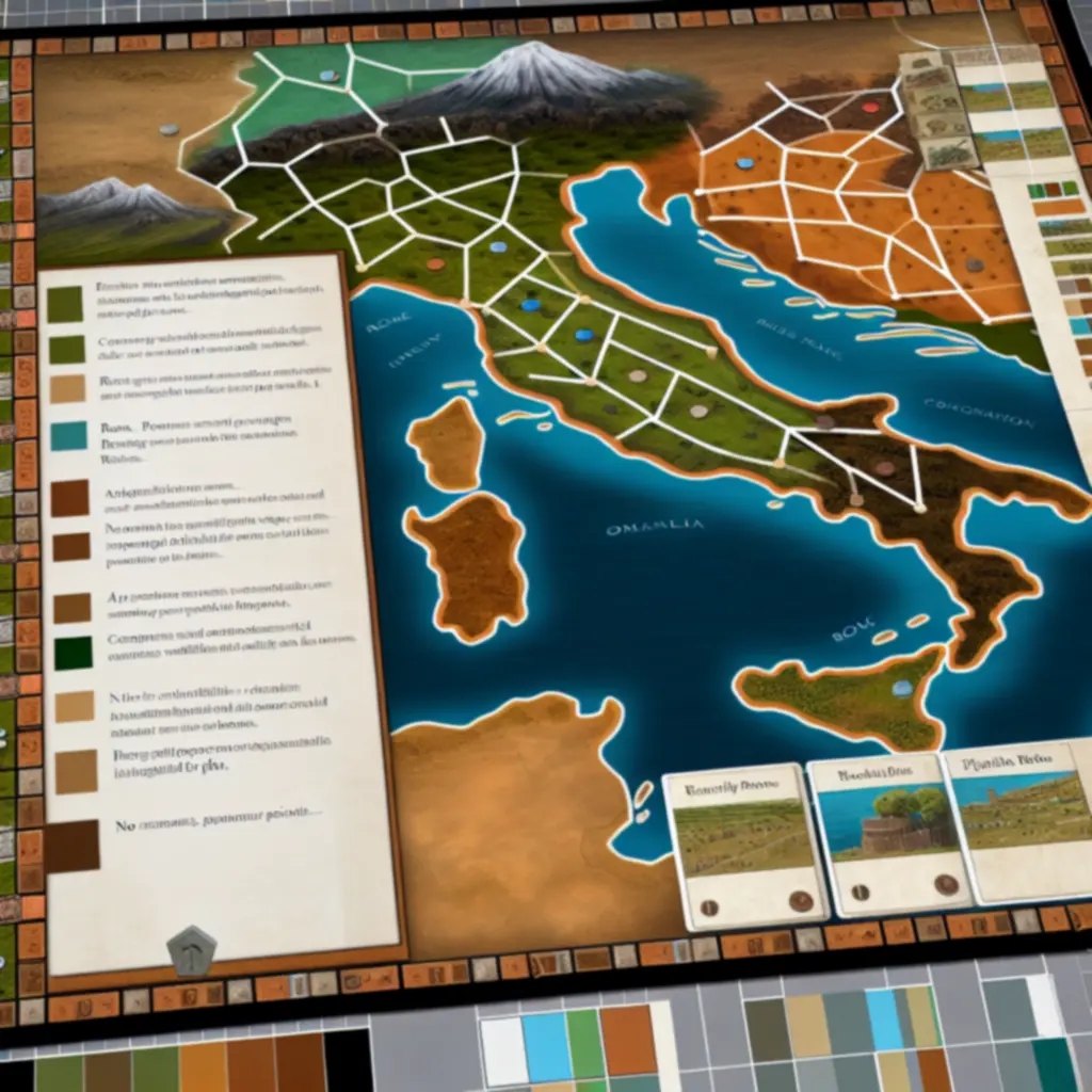 Map of Italia in Concordia