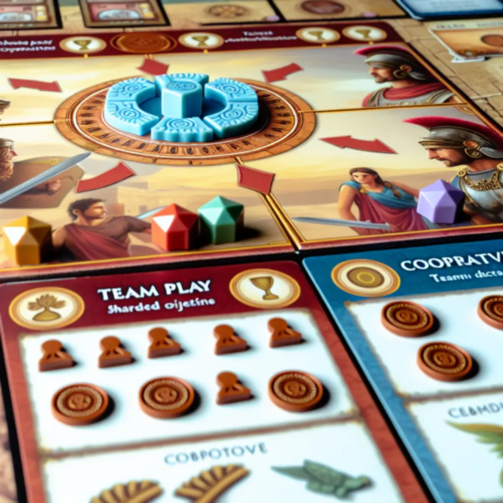 Team play components and cooperative elements