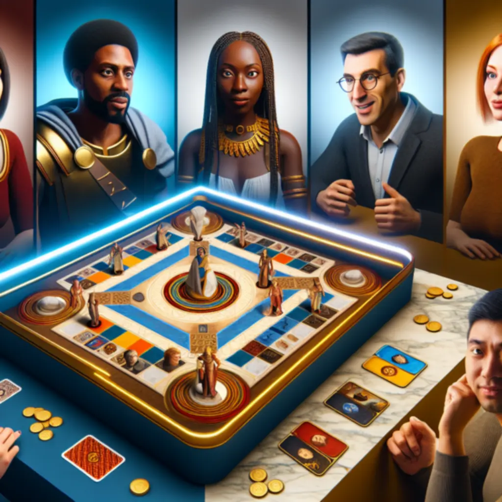 Players competing in Concordia multiplayer match